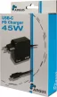 Inter-Tech Argus PD-2045 USB-C 45W PD Charger Fekete