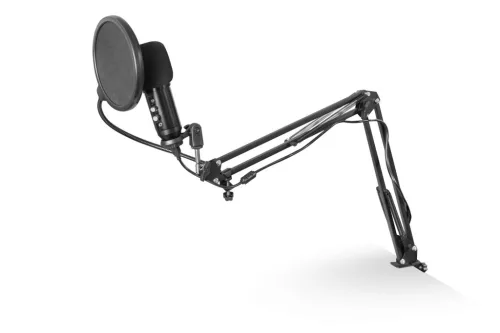 Digitus DA-20301 USB Condenser Microphone Professional Fekete