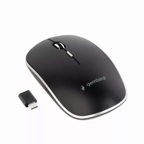 Gembird MUSW-4BSC-01 Silent Wireless Egér Fekete
