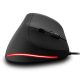 Media-Tech MT1122 Vertical wired optical mouse Fekete