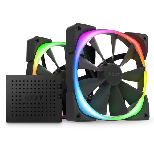 NZXT Aer RGB 2 140mm Twin Starter Pack Fekete