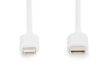 Digitus Data / Charger Cable USB-C - Lightning MFI 1m White
