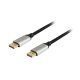 EQuip DisplayPort to DisplayPort 1.4 8K/60Hz Premium cable 1m Fekete