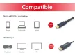 EQuip USB-C to DisplayPort 4K/60Hz cable 3m Fekete