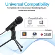 Promate  Tweeter-9 Universal Digital Dynamic Vocal Microphone Fekete