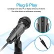 Promate  Tweeter-9 Universal Digital Dynamic Vocal Microphone Fekete