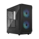 Fractal Design Focus 2 Tempered Glass Fekete TG Clear Tint