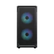 Fractal Design Focus 2 Tempered Glass Fekete TG Clear Tint