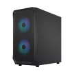 Fractal Design Focus 2 Tempered Glass Fekete TG Clear Tint