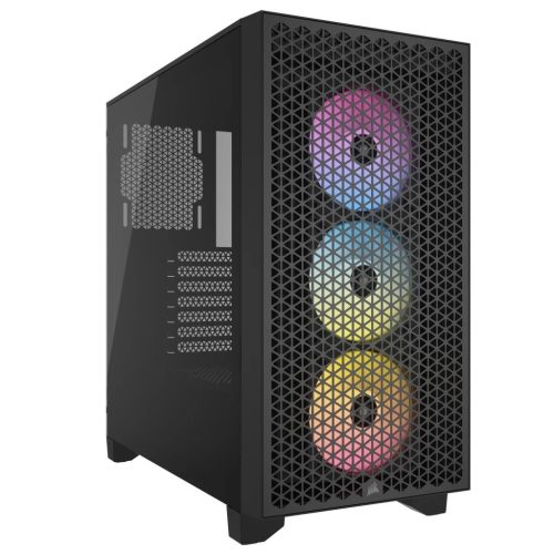 Corsair 3000D RGB Airflow Tempered Glass Fekete