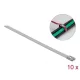 DeLock Stainless Steel Cable Ties L 400 x W 7.9 mm 10 pieces