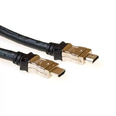 ACT HDMI High Speed v2.0 with RF block HDMI-A male - HDMI-A male cable 7,5m Fekete