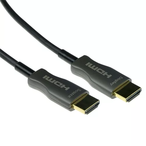 ACT HDMI Premium Active Optical v2.0 HDMI-A male - HDMI-A male cable 20m Fekete