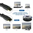 ACT HDMI Premium Active Optical v2.0 HDMI-A male - HDMI-A male cable 20m Fekete