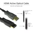 ACT HDMI Premium Active Optical v2.0 HDMI-A male - HDMI-A male cable 20m Fekete