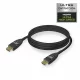 ACT HDMI active optical v2.1 HDMI-A male - HDMI-A male cable 7,5m Fekete