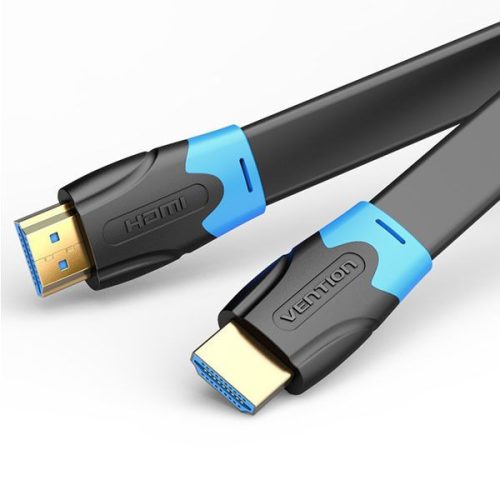 Vention Flat HDMI A male - HDMI A male cable 3m Fekete