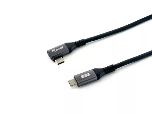 EQuip USB-C 2.0 to USB-C cable 3m Fekete