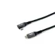 EQuip USB-C 2.0 to USB-C cable 3m Fekete
