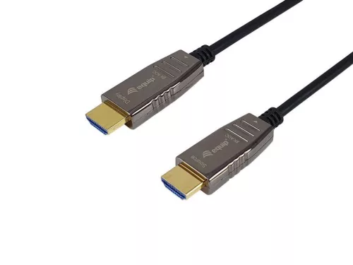 EQuip HDMI 2.1 8K/60Hz Active Optical Cable 50m Fekete