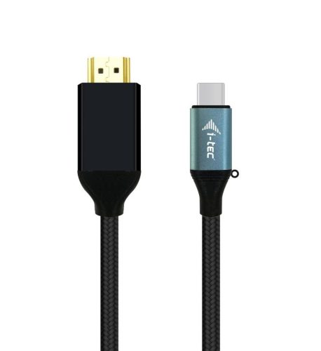 I-TEC USB-C to HDMI 4K/60 Hz cable 1,5m Fekete