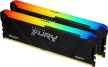 Kingston 16GB DDR4 2666MHz Kit(2x8GB) Fury Beast RGB Fekete
