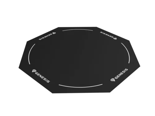 Genesis Tellur 400 Octagon Logo Protective Gaming Szőnyeg Fekete/White