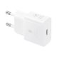Samsung 25W PD Power Adapter with USB-C cable White