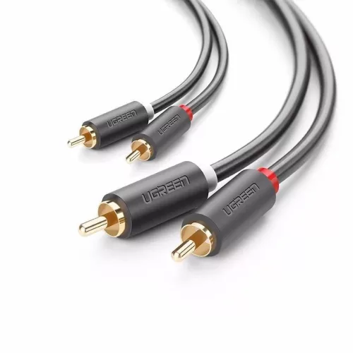 UGREEN AV104 2x RCA Cinch - 2x RCA Cinch Cable 2m Fekete