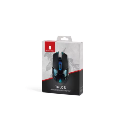 Spartan Gear Talos Wired Gaming Egér Fekete