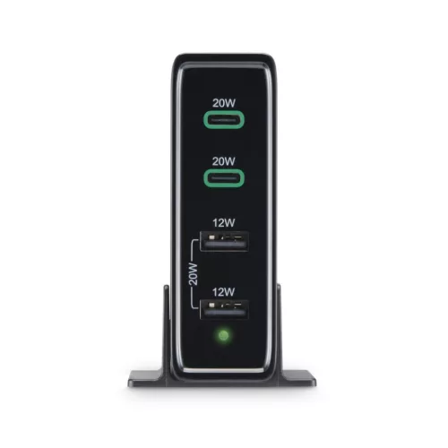 Hama Hálózati Töltő Állomás 4 port QC/PD 60W Fekete