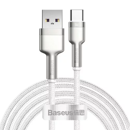 Baseus Cafule USB-A - USB-C Cable 66W 2m White