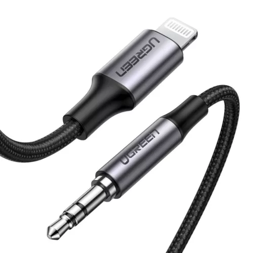 UGREEN Lightning To 3.5mm Adapter Cable 1m Fekete