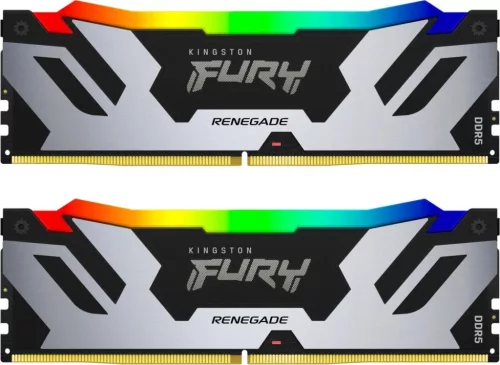 Kingston 32GB DDR5 8000MHz Kit(2x16GB) Fury Renegade RGB Fekete/Silver