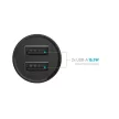 FIXED USB autós töltő 2 USB aljzattal 15W + USB/micro USB kábel, fekete, FIXCC15N-2UM-BK