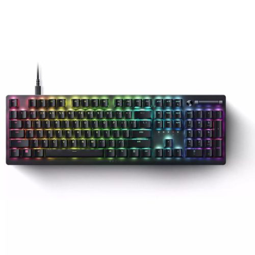 Razer DeathStalker V2 Clicky Optical Purple Switch Billentyűzet Fekete US