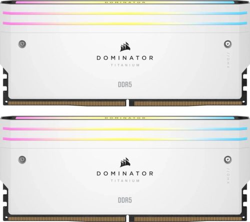 Corsair 96GB DDR5 6400MHz Kit(2x48GB) Dominator Titanium RGB White