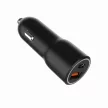 Gembird 2-Port USB Car Fast Charger Fekete