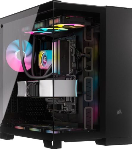 Corsair iCUE LINK 6500X RGB Tempered Glass Fekete