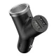 Baseus BSC-C16N Car Charger with Two USB Ports and Cigarette Lighter socket Fekete