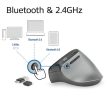 ACT A5515 Ergonomic Wireless Bluetooth Egér Fekete