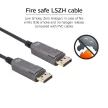 ACT 8K DisplayPort Active Optical Cable male/male 20m Fekete