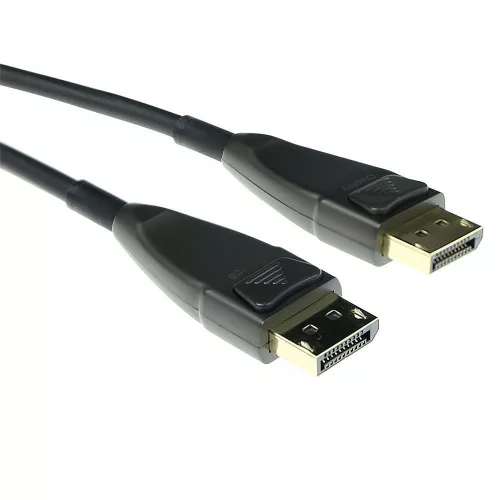 ACT DisplayPort Active Optical Cable DisplayPort male to DisplayPort male 30m Fekete