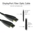 ACT DisplayPort Active Optical Cable DisplayPort male to DisplayPort male 70m Fekete