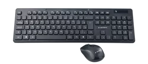 Gembird KBS-WCH-03 Wireless Keyborad Combo Fekete US