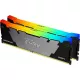 Kingston 64GB DDR4 3600MHz Kit(2x32GB) Fury Renegade RGB Fekete