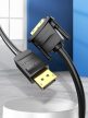 Vention DisplayPort to DVI Cable DP to DVI-D 24+1 Cable 1m Fekete