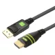 TECHLY  DisplayPort to HDMI Cable 1m Fekete