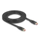 DeLock High Speed HDMI Flat Ribbon Cable 48Gbps 8K 60Hz 3m Fekete