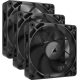 Corsair iCUE LINK RX120 MAX 120mm PWM Thick Fans Starter Kit (3-Pack)